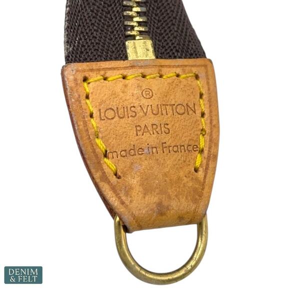 Louis Vuitton Bucket PM Monogram Canvas Pouch w/Tassel Charm Accessory SR1927 - Picture 12 of 15